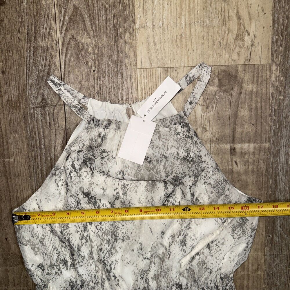 Banana Republic Dress Size 4 NWT Snake Print Lined Halter Tie Belt - Picture 5 of 5